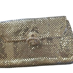 Vintage Elegant Gold Clutch Bag